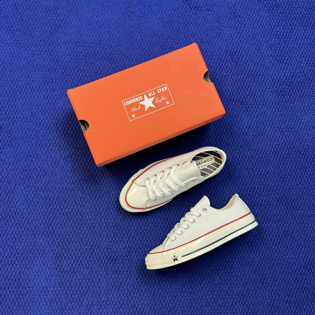 2026匡威全新发布!Converse CHUCK 70X 星星标帆布鞋 白色低帮 货号:A24230C 尺码:35 3 2026匡威全新发布!Converse CHUCK 70X 星星标帆布鞋 白色低帮 货号:A24230C 尺码:35 3
