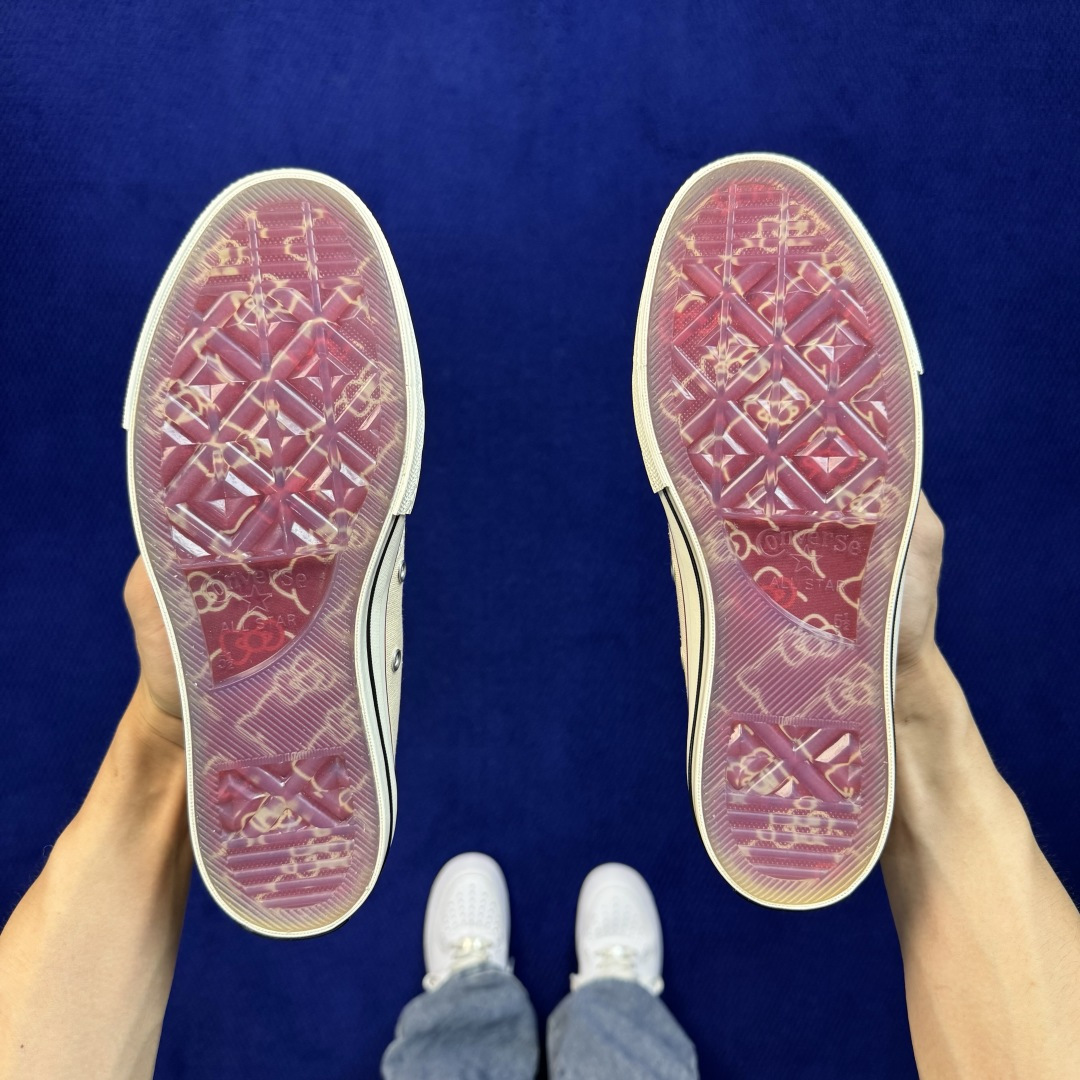 虎扑版‼️ 匡威 凯蒂猫高帮 A17695C Converse 匡威 Chuck 70 1970S 帆布休闲板鞋 行业一