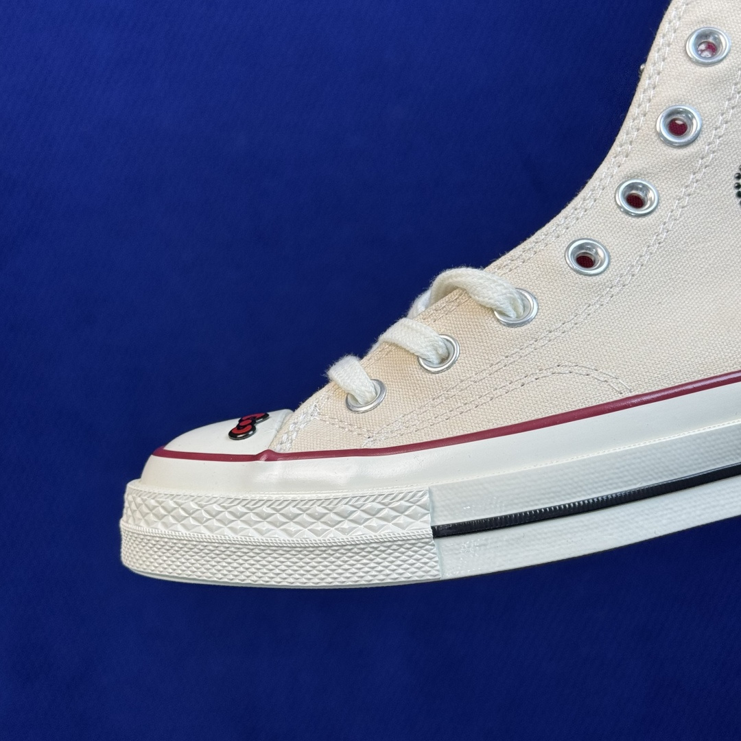 虎扑版‼️ 匡威 凯蒂猫高帮 A17695C Converse 匡威 Chuck 70 1970S 帆布休闲板鞋 行业一