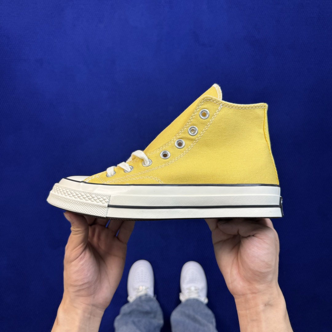 虎扑版‼️ 匡威 黄色高帮 A10526C Converse 匡威 Chuck 70 1970S 帆布休闲板鞋 行业一线