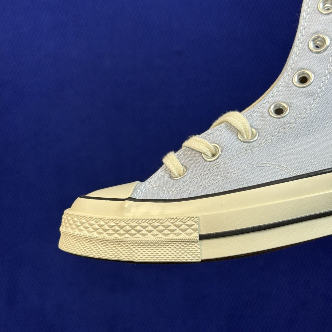 虎扑版‼️ 匡威 奶油蓝高帮 A06519C Converse 匡威 Chuck 70 1970S 帆布休闲板鞋 行业一