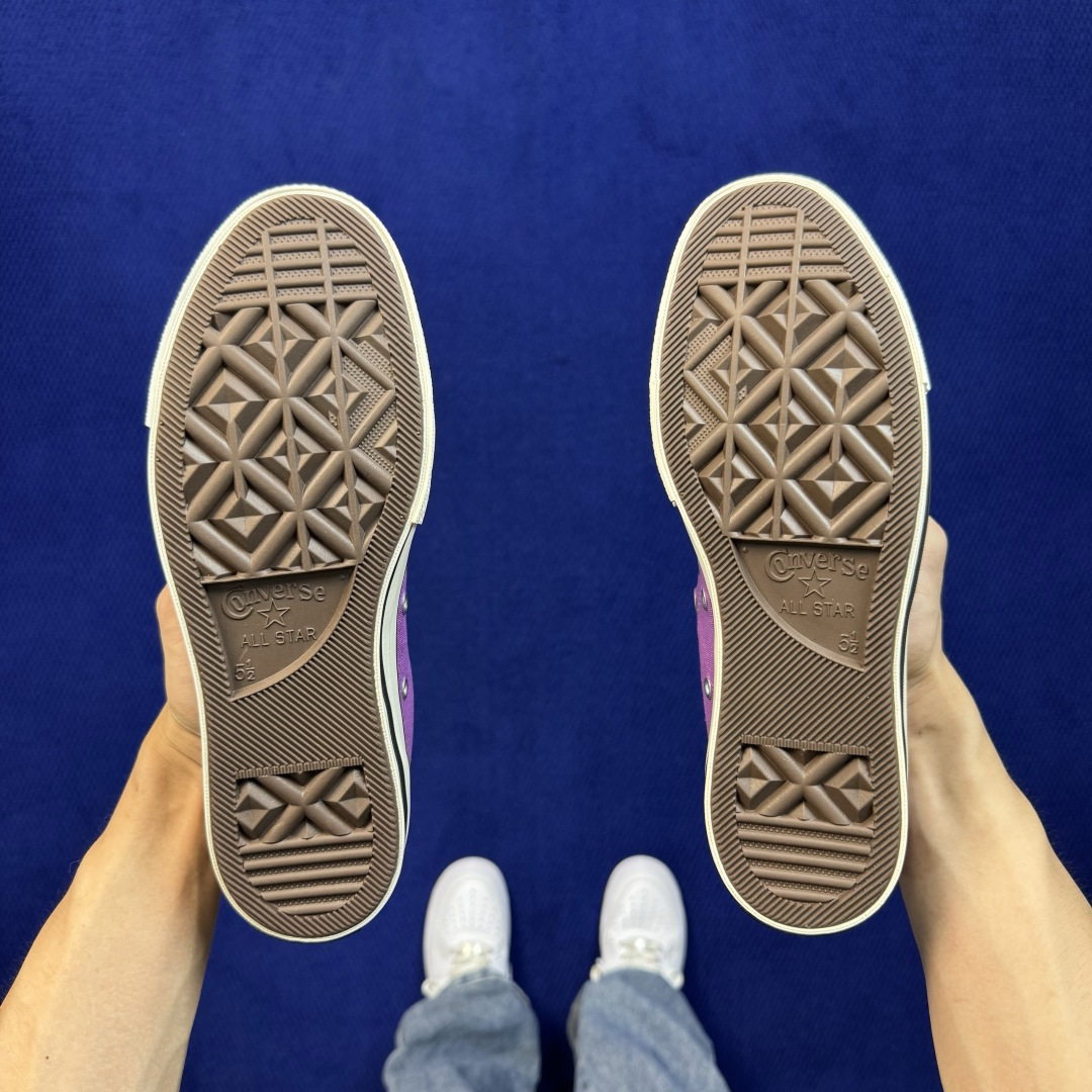 虎扑版‼️ 匡威 葡萄紫高帮 A13330C Converse 匡威 Chuck 70 1970S 帆布休闲板鞋 行业一