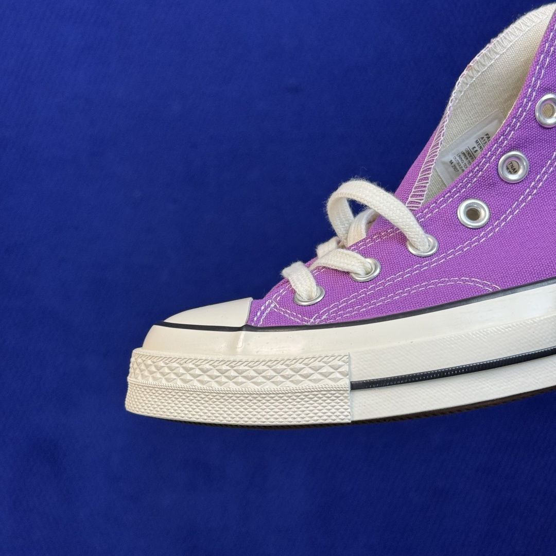 虎扑版‼️ 匡威 葡萄紫高帮 A13330C Converse 匡威 Chuck 70 1970S 帆布休闲板鞋 行业一