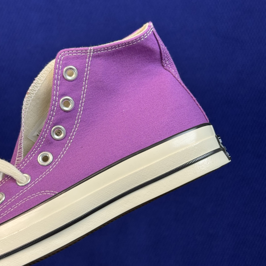 虎扑版‼️ 匡威 葡萄紫高帮 A13330C Converse 匡威 Chuck 70 1970S 帆布休闲板鞋 行业一