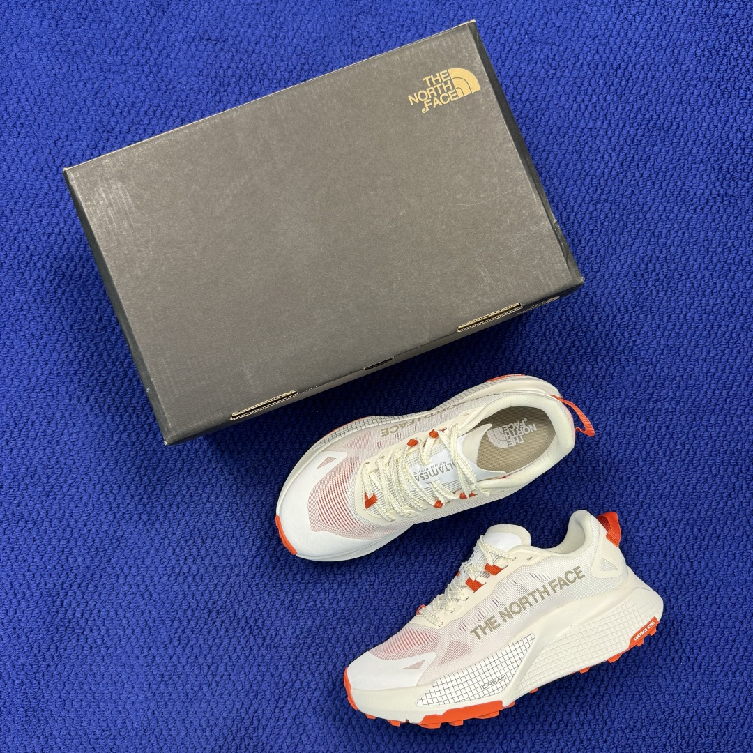 北面越野跑鞋 THE NORTH FACE Altamesa 500 V2 网纱面 第4色：白红 尺码：36-45