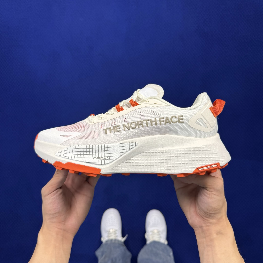 北面越野跑鞋 THE NORTH FACE Altamesa 500 V2 网纱面 第4色：白红 尺码：36-45