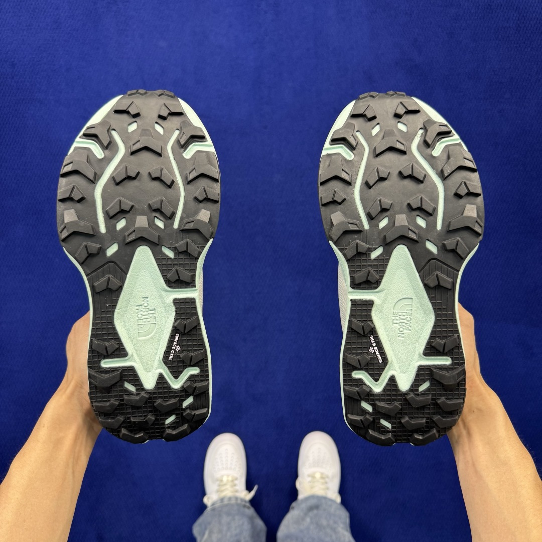 北面越野跑鞋 THE NORTH FACE Altamesa 500 V2 网纱面 第5色：白浅绿 尺码：36-45