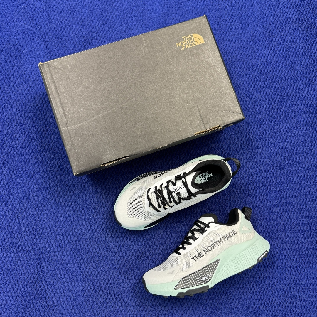 北面越野跑鞋 THE NORTH FACE Altamesa 500 V2 网纱面 第5色：白浅绿 尺码：36-45