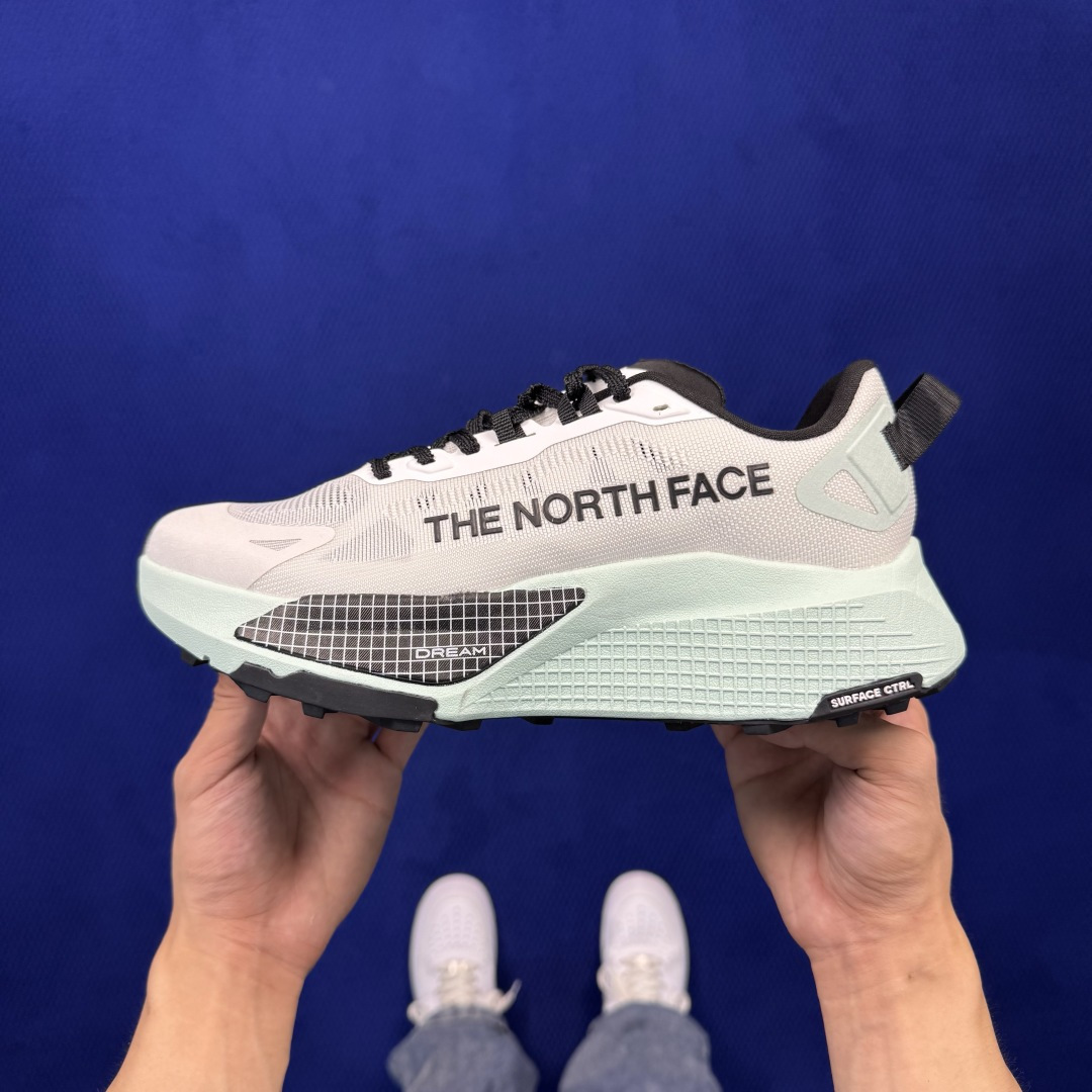 北面越野跑鞋 THE NORTH FACE Altamesa 500 V2 网纱面 第5色：白浅绿 尺码：36-45