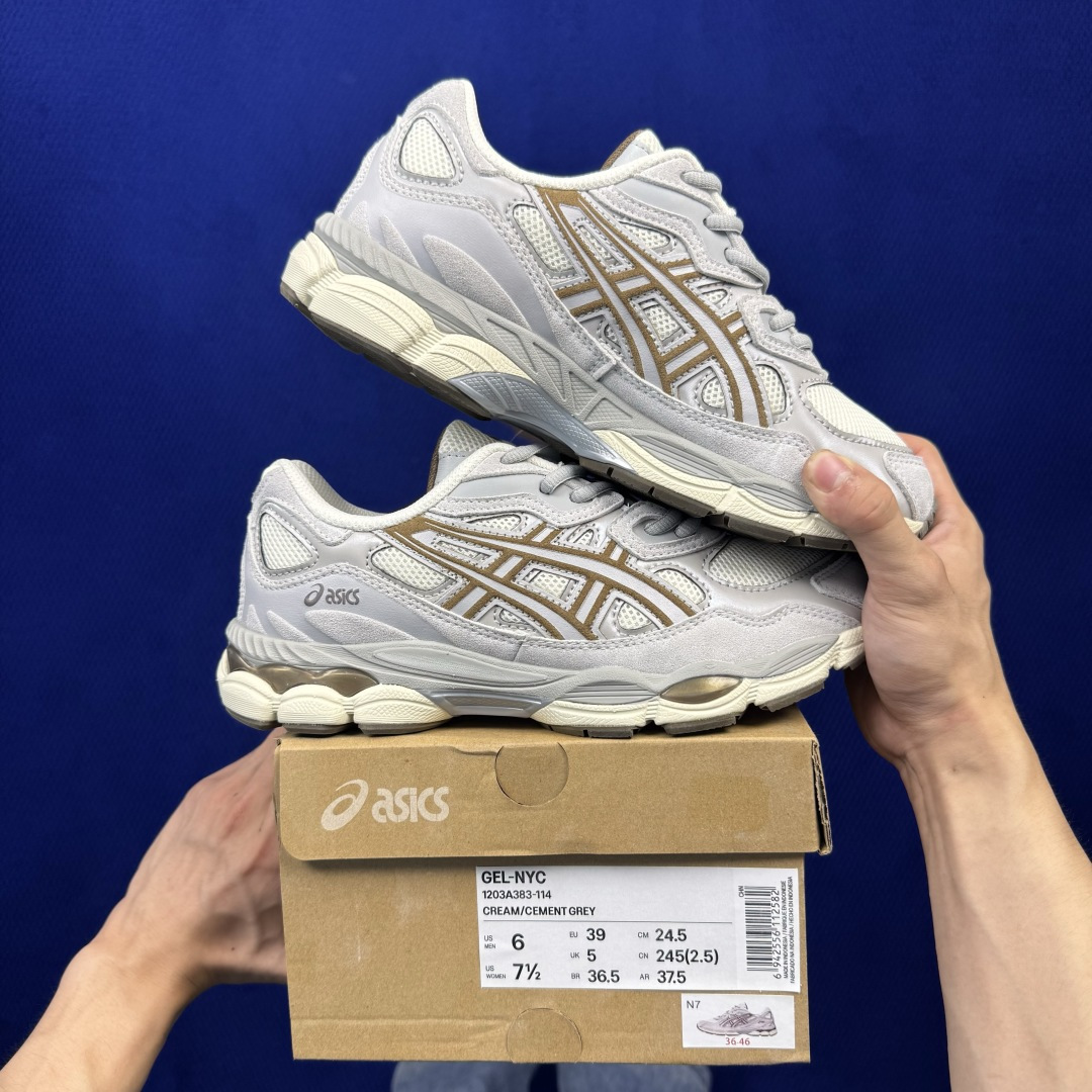 亚瑟士ASICS GEL-NYC系列 复古休闲鞋 第31色:1203A383-114 尺码:36 37 37.5 38 亚瑟士ASICS GEL-NYC系列 复古休闲鞋 第31色:1203A383-114 尺码:36 37 37.5 38