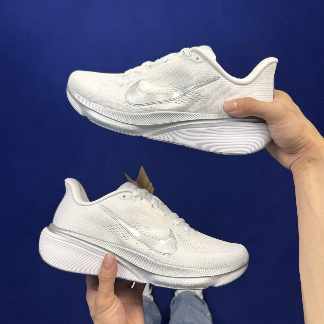 马拉松登月系列 YZ纯原1:1品质！ Nike Air Zoom Pegasus 42代黑白 超高清洁度！ 第4色:灰白
