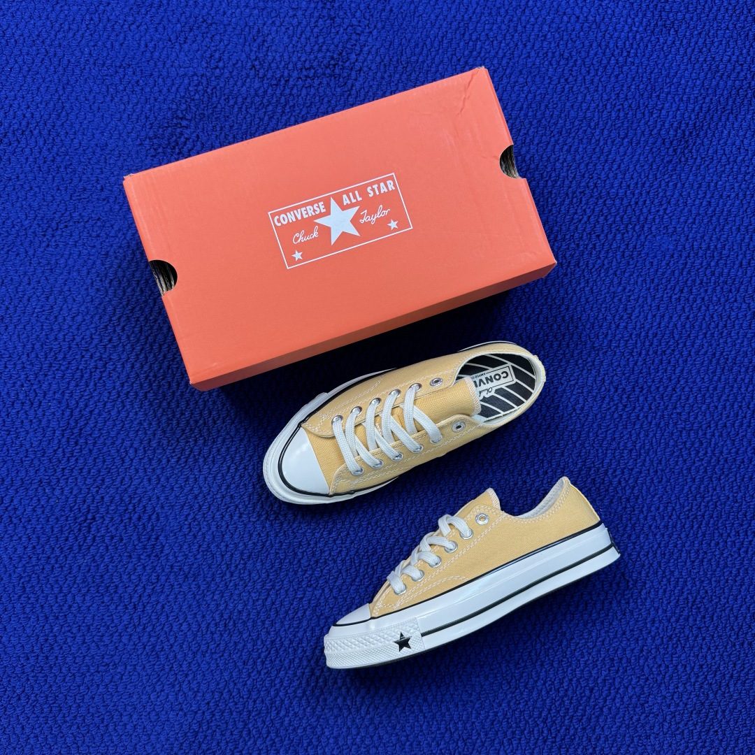 2026匡威全新发布!Converse CHUCK 70X 星星标帆布鞋 黄色低帮 货号:A24236C 尺码:35 3 2026匡威全新发布!Converse CHUCK 70X 星星标帆布鞋 黄色低帮 货号:A24236C 尺码:35 3