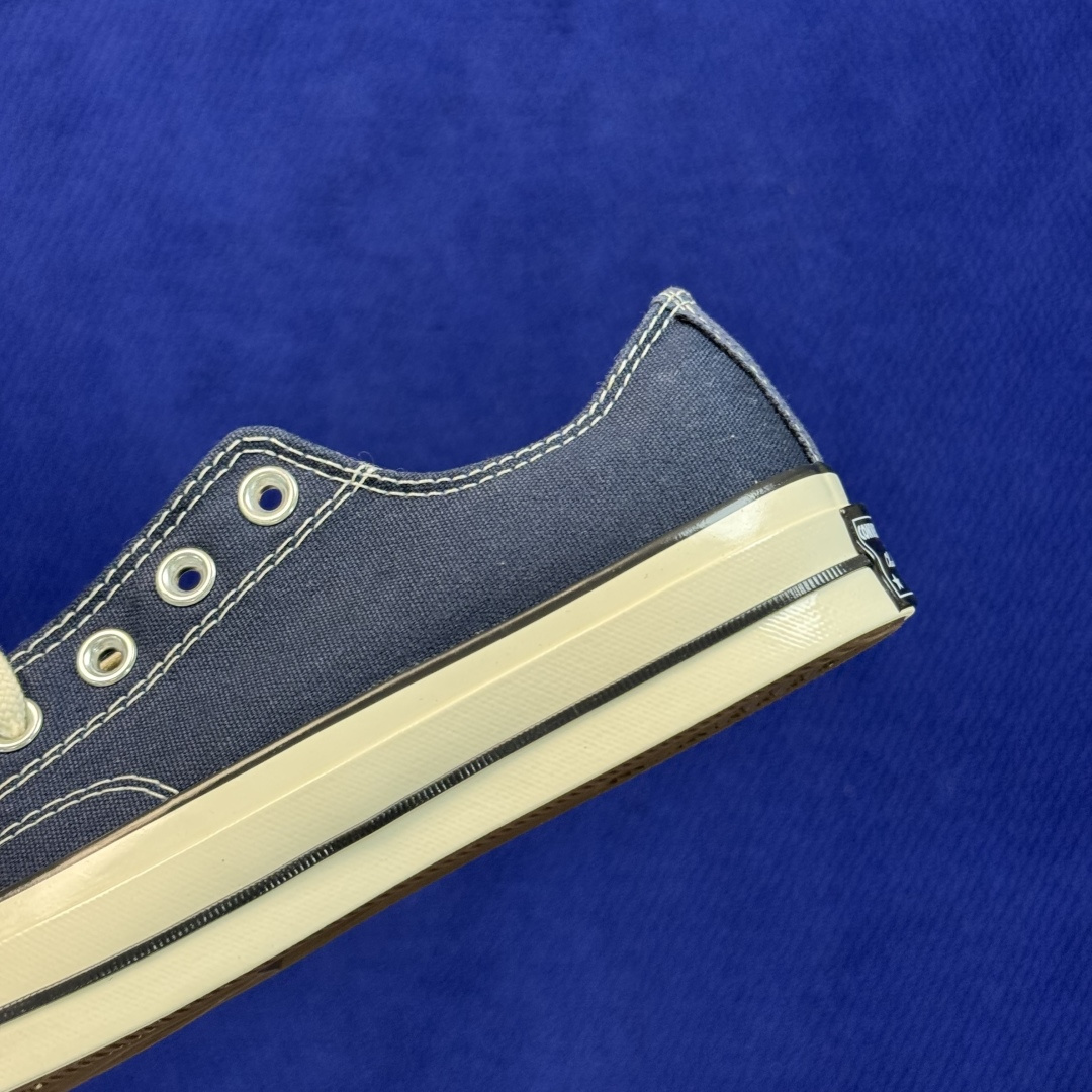 虎扑版‼️ 匡威 藏蓝低帮 C Converse 匡威 Chuck 70 1970S 帆布休闲板鞋 行业一线头部硫化大 虎扑版‼️ 匡威 藏蓝低帮 C Converse 匡威 Chuck 70 1970S 帆布休闲板鞋 行业一线头部硫化大