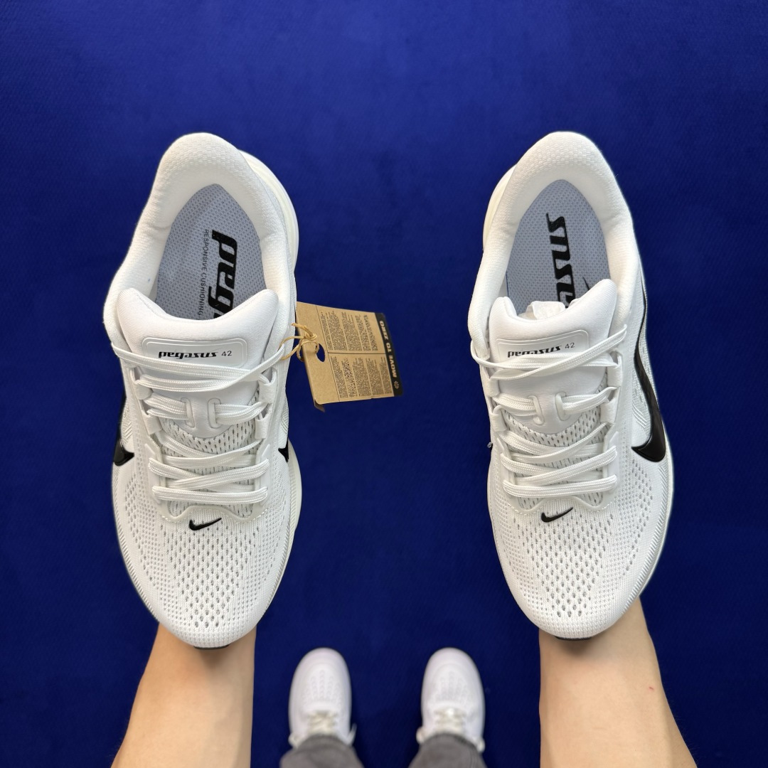 马拉松登月系列 YZ纯原1:1品质! Nike Air Zoom Pegasus 42代黑白 超高清洁度! 第8色:白色 马拉松登月系列 YZ纯原1:1品质! Nike Air Zoom Pegasus 42代黑白 超高清洁度! 第8色:白色