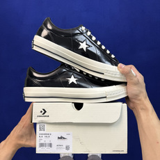 虎扑版‼️ 匡威OneStar星星鞋 光面皮黑色 Converse One Star Ox 帆布休闲板鞋 A17901C 虎扑版‼️ 匡威OneStar星星鞋 光面皮黑色 Converse One Star Ox 帆布休闲板鞋 A17901C