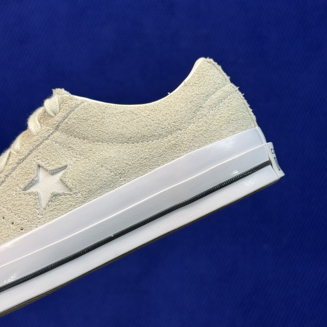 虎扑版‼️ 匡威OneStar星星鞋 翻毛皮白色 Converse One Star Ox 帆布休闲板鞋 C 行业一线头 虎扑版‼️ 匡威OneStar星星鞋 翻毛皮白色 Converse One Star Ox 帆布休闲板鞋 C 行业一线头