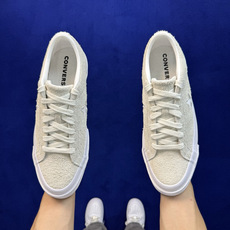 虎扑版‼️ 匡威OneStar星星鞋 翻毛皮白色 Converse One Star Ox 帆布休闲板鞋 C 行业一线头 虎扑版‼️ 匡威OneStar星星鞋 翻毛皮白色 Converse One Star Ox 帆布休闲板鞋 C 行业一线头