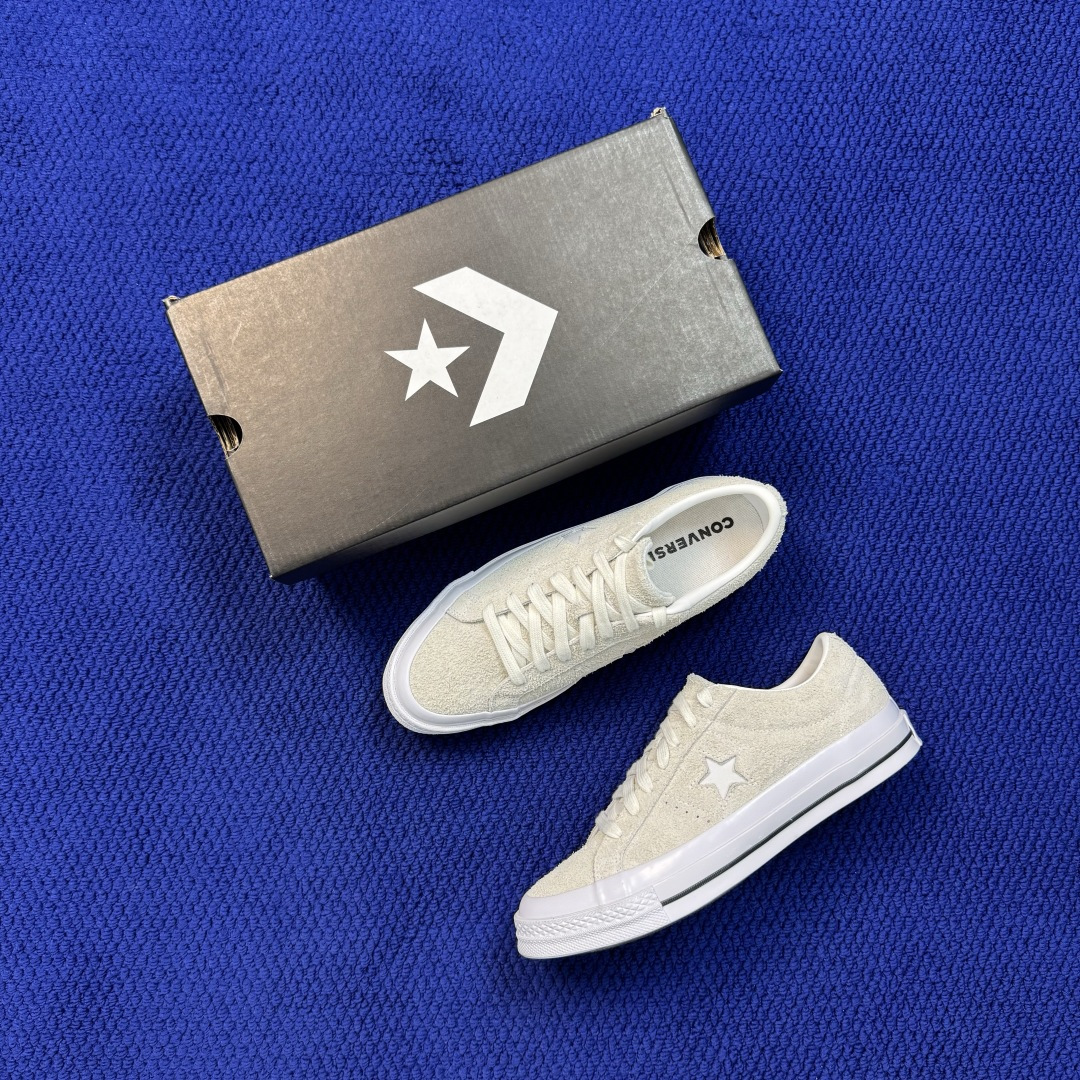 虎扑版‼️ 匡威OneStar星星鞋 翻毛皮白色 Converse One Star Ox 帆布休闲板鞋 C 行业一线头 虎扑版‼️ 匡威OneStar星星鞋 翻毛皮白色 Converse One Star Ox 帆布休闲板鞋 C 行业一线头