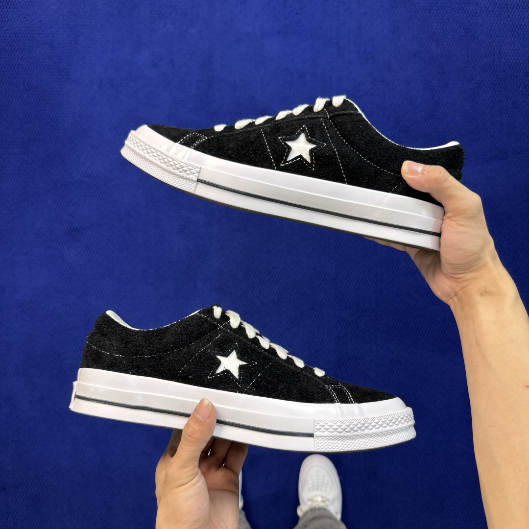 虎扑版‼️ 匡威OneStar星星鞋 翻毛皮白 Converse One Star Ox 帆布休闲板鞋 C 行业一线头部 虎扑版‼️ 匡威OneStar星星鞋 翻毛皮白 Converse One Star Ox 帆布休闲板鞋 C 行业一线头部