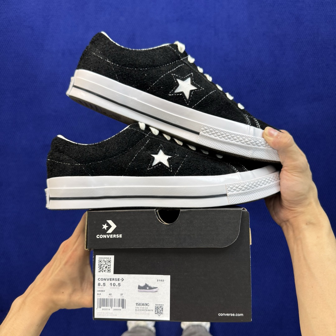 虎扑版‼️ 匡威OneStar星星鞋 翻毛皮白 Converse One Star Ox 帆布休闲板鞋 C 行业一线头部 虎扑版‼️ 匡威OneStar星星鞋 翻毛皮白 Converse One Star Ox 帆布休闲板鞋 C 行业一线头部