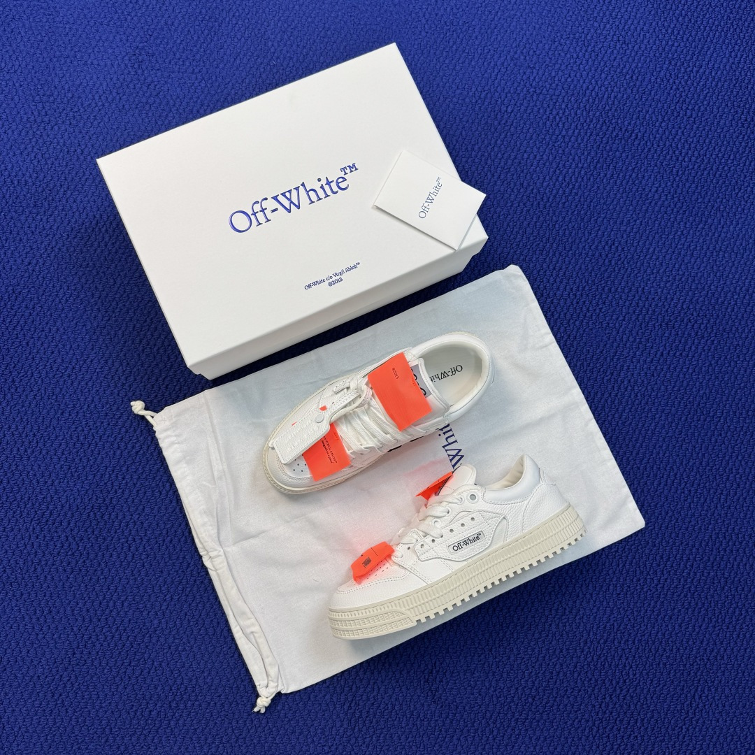 顶奢OW板鞋 OFF-WHITE 3.0 Court 第7色:白橙 市面最强品质!全方位复刻!带原装扣全套包装 尺码:3 顶奢OW板鞋 OFF-WHITE 3.0 Court 第7色:白橙 市面最强品质!全方位复刻!带原装扣全套包装 尺码:3