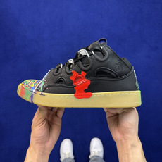 涂鸦配色比普通色贵! 纯原 Lanvin 浪凡 Curb Sneakers 皮革低帮休闲板鞋 国内一线大厂OG出品 匠心 涂鸦配色比普通色贵! 纯原 Lanvin 浪凡 Curb Sneakers 皮革低帮休闲板鞋 国内一线大厂OG出品 匠心