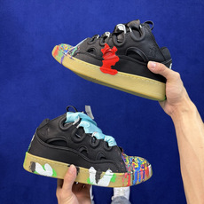 涂鸦配色比普通色贵! 纯原 Lanvin 浪凡 Curb Sneakers 皮革低帮休闲板鞋 国内一线大厂OG出品 匠心 涂鸦配色比普通色贵! 纯原 Lanvin 浪凡 Curb Sneakers 皮革低帮休闲板鞋 国内一线大厂OG出品 匠心