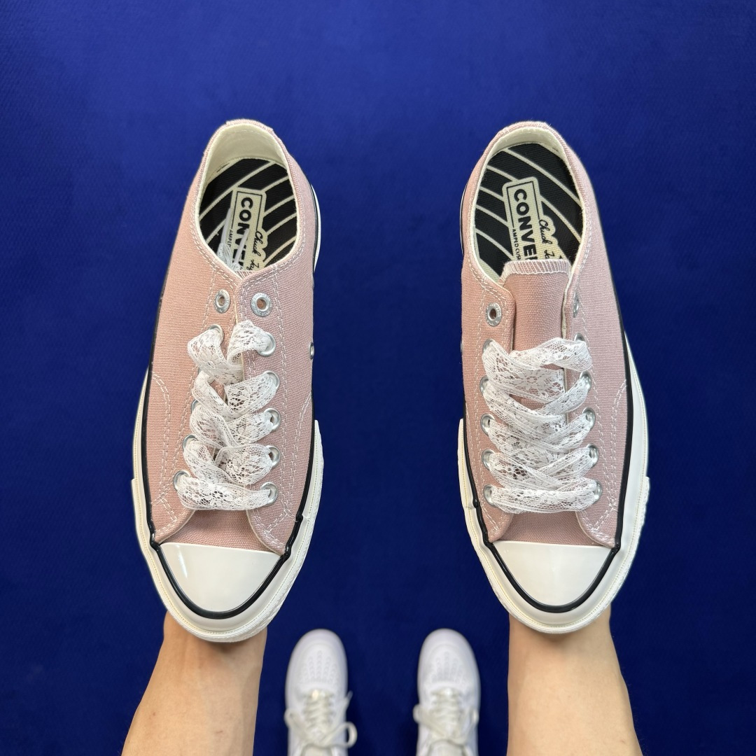 2026匡威全新发布!Converse CHUCK 70X 星星标帆布鞋 粉色低帮 货号:A24223C 尺码:35 3 2026匡威全新发布!Converse CHUCK 70X 星星标帆布鞋 粉色低帮 货号:A24223C 尺码:35 3
