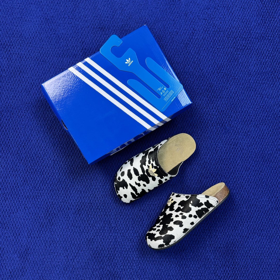 阿迪穆勒勃肯鞋拖鞋 第16色:奶牛🐄 adidas originals Adimule Superstar 一脚蹬包头鞋 阿迪穆勒勃肯鞋拖鞋 第16色:奶牛🐄 adidas originals Adimule Superstar 一脚蹬包头鞋