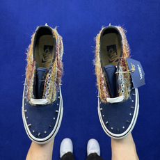 虎扑版!Vans Authentic 安纳海姆 碎钻流苏复古蓝棕 161V 纯原级别外贸订单!万斯经典 硫化帆布板鞋 正 虎扑版!Vans Authentic 安纳海姆 碎钻流苏复古蓝棕 161V 纯原级别外贸订单!万斯经典 硫化帆布板鞋 正