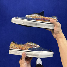 虎扑版!Vans Authentic 安纳海姆 碎钻流苏复古蓝棕 161V 纯原级别外贸订单!万斯经典 硫化帆布板鞋 正 虎扑版!Vans Authentic 安纳海姆 碎钻流苏复古蓝棕 161V 纯原级别外贸订单!万斯经典 硫化帆布板鞋 正