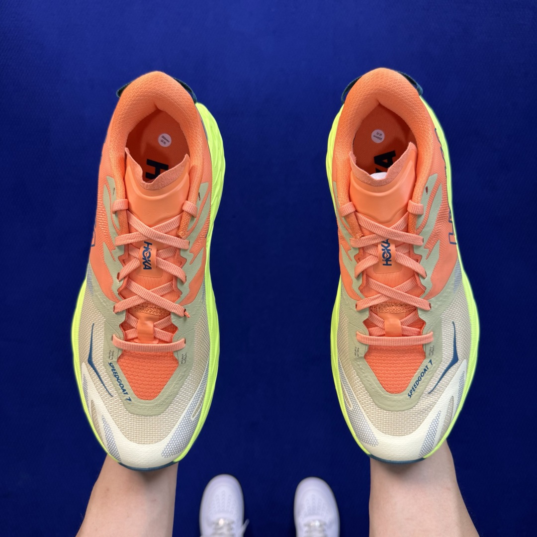 HOKA ONE ONE SPEEDGOAT 7 羚羊7越野跑鞋 纯原大厂出品!品质库存稳定放心推! 第1色:橙绿 货号 HOKA ONE ONE SPEEDGOAT 7 羚羊7越野跑鞋 纯原大厂出品!品质库存稳定放心推! 第1色:橙绿 货号