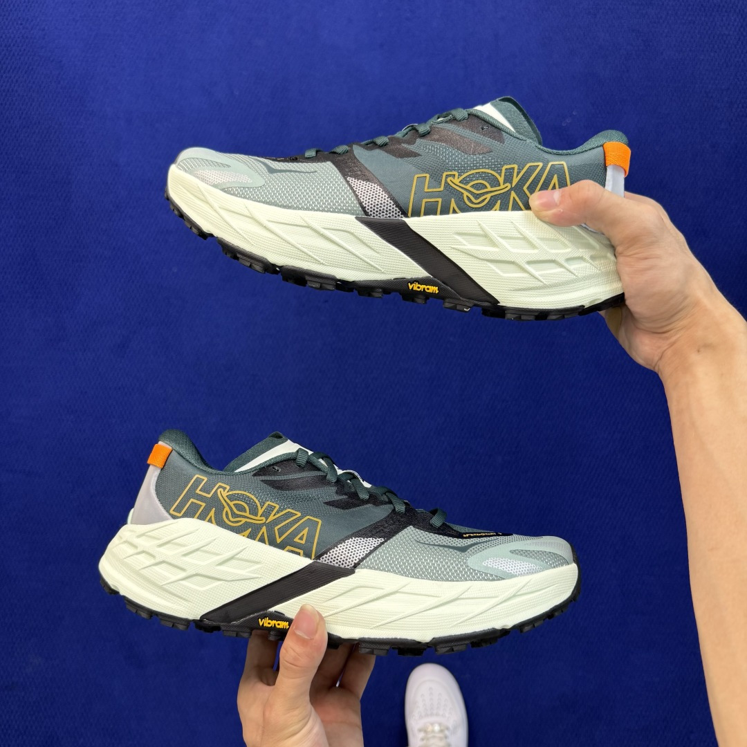 HOKA ONE ONE SPEEDGOAT 7 羚羊7越野跑鞋 纯原大厂出品!品质库存稳定放心推! 第2色:墨绿 货号 HOKA ONE ONE SPEEDGOAT 7 羚羊7越野跑鞋 纯原大厂出品!品质库存稳定放心推! 第2色:墨绿 货号
