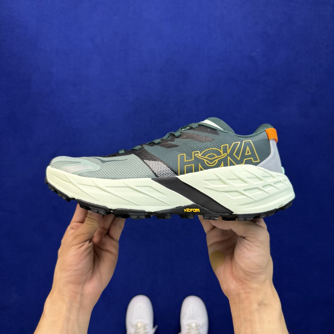 HOKA ONE ONE SPEEDGOAT 7 羚羊7越野跑鞋 纯原大厂出品！品质库存稳定放心推！ 第2色:墨绿 货号
