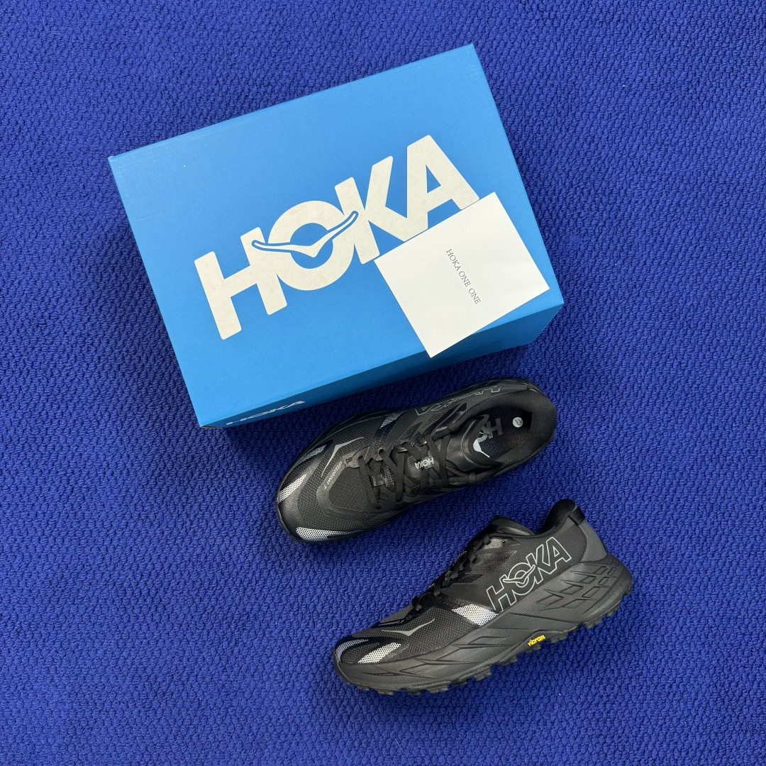 HOKA ONE ONE SPEEDGOAT 7 羚羊7越野跑鞋 纯原大厂出品!品质库存稳定放心推! 第4色:黑色 货号 HOKA ONE ONE SPEEDGOAT 7 羚羊7越野跑鞋 纯原大厂出品!品质库存稳定放心推! 第4色:黑色 货号