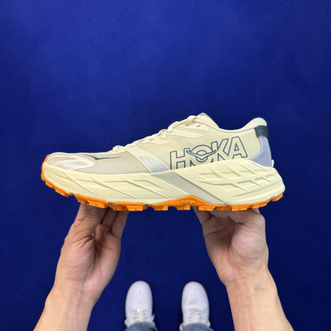 HOKA ONE ONE SPEEDGOAT 7 羚羊7越野跑鞋 纯原大厂出品！品质库存稳定放心推！ 第5色:米色 货号