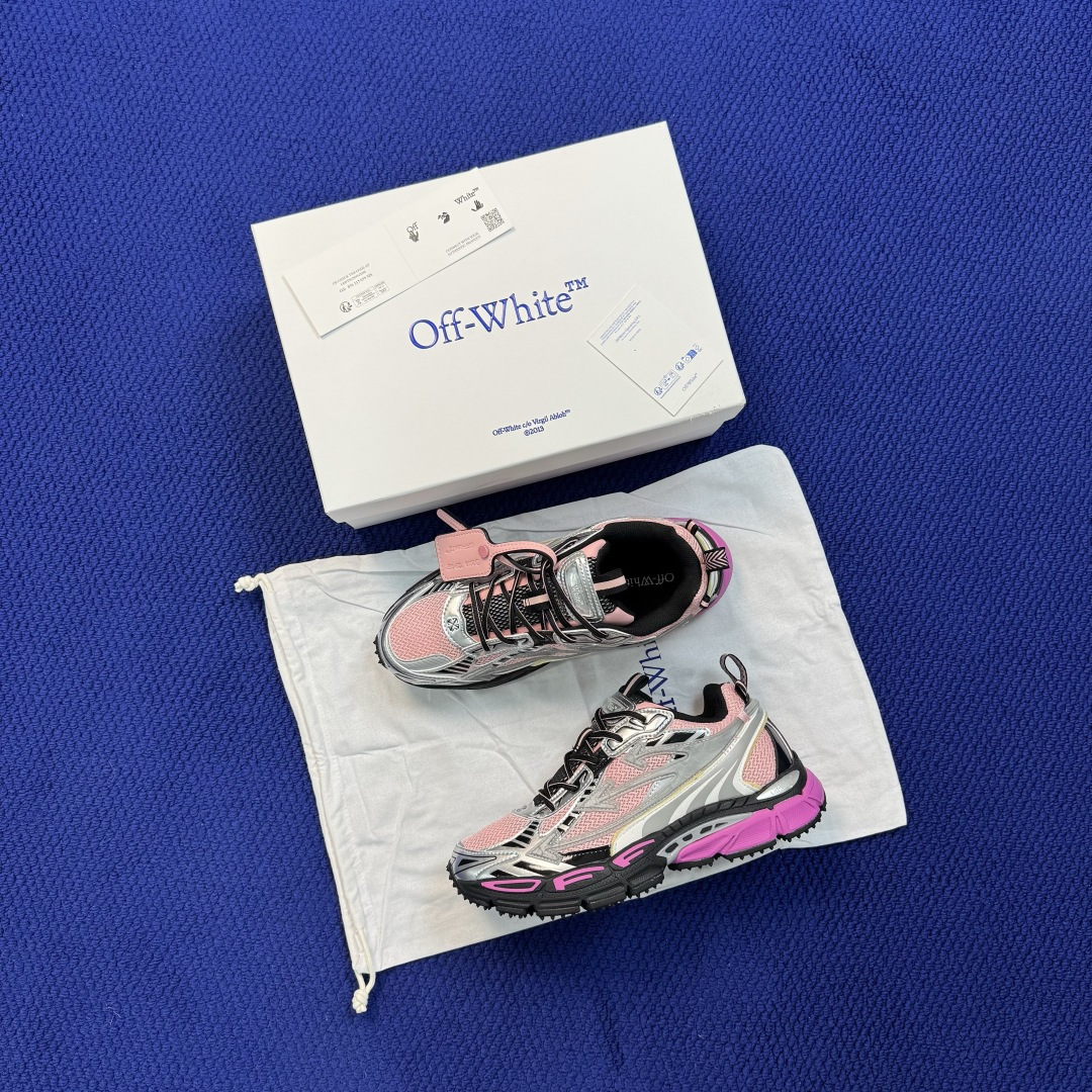 OW解构休闲跑鞋/复古老爹鞋 第68色:紫色💜 OFF-WHITE Be Right Back 工艺很复杂! 尺码:36 OW解构休闲跑鞋/复古老爹鞋 第68色:紫色💜 OFF-WHITE Be Right Back 工艺很复杂! 尺码:36