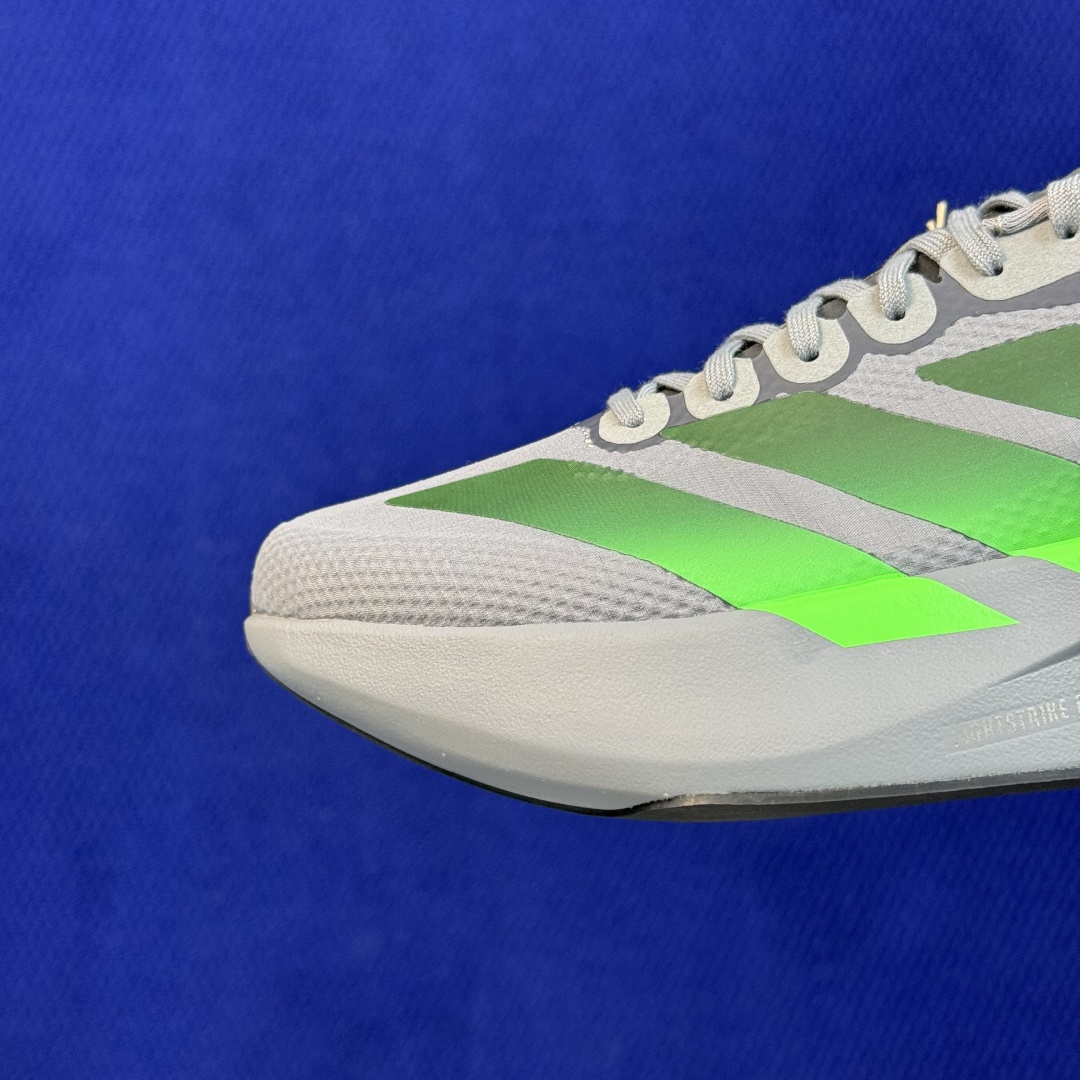 新版 AD Adizero Evo SL 阿迪达斯马拉松跑步鞋 轻量Q弹缓震跑鞋新体验！第49色:灰绿 货号：KI692