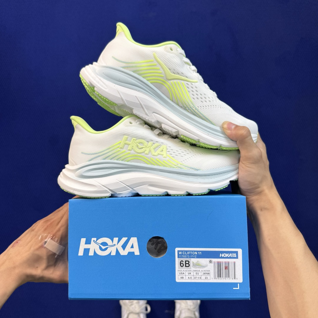 主推优势私 【W1】Hoka One One 克利夫顿11 马拉松跑鞋  Clifton 11马拉松训练跑步鞋  纯原大