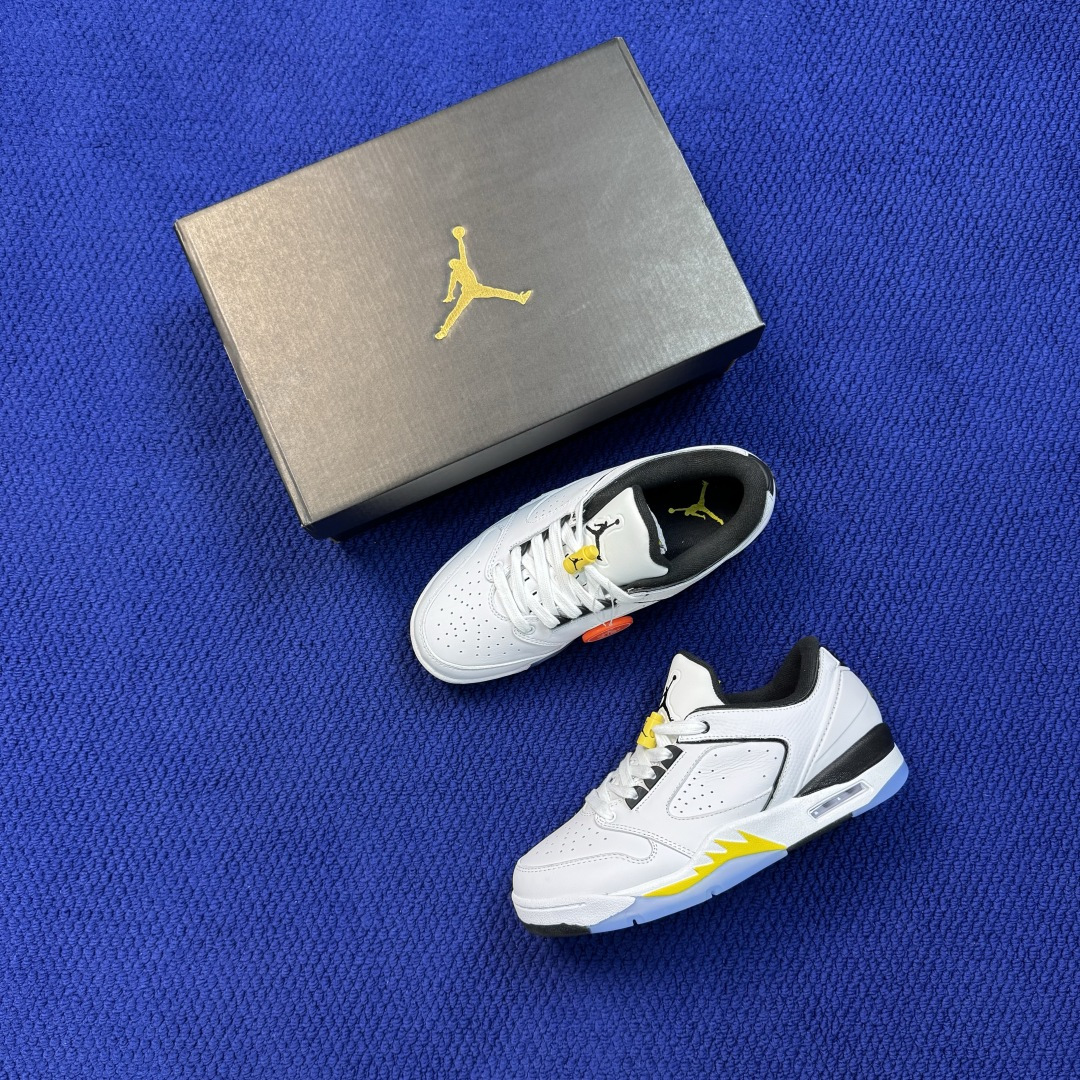 Air Jordan Sixty Plus 低帮复古篮球鞋 aj5低帮番外篇 第3色:黑白黄 货号：IO1866-103
