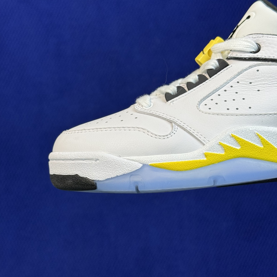 Air Jordan Sixty Plus 低帮复古篮球鞋 aj5低帮番外篇 第3色:黑白黄 货号：IO1866-103
