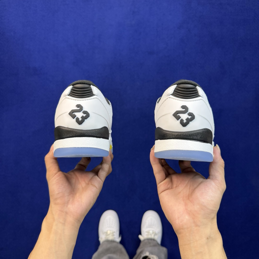 Air Jordan Sixty Plus 低帮复古篮球鞋 aj5低帮番外篇 第3色:黑白黄 货号：IO1866-103