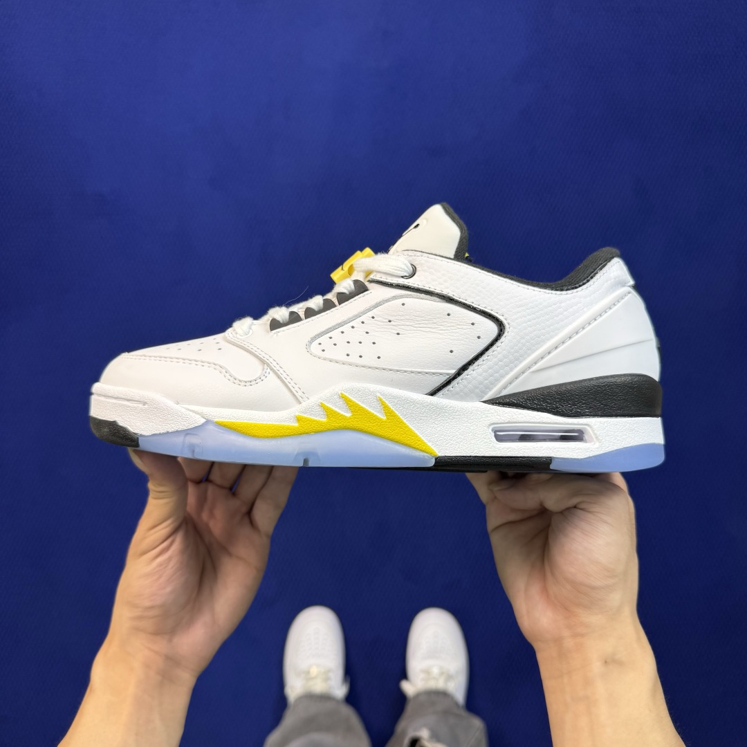 Air Jordan Sixty Plus 低帮复古篮球鞋 aj5低帮番外篇 第3色:黑白黄 货号：IO1866-103