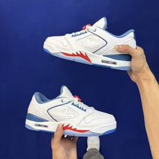 Air Jordan Sixty Plus 低帮复古篮球鞋 aj5低帮番外篇 第4色:美国队白蓝红 货号:IH2047- Air Jordan Sixty Plus 低帮复古篮球鞋 aj5低帮番外篇 第4色:美国队白蓝红 货号:IH2047-