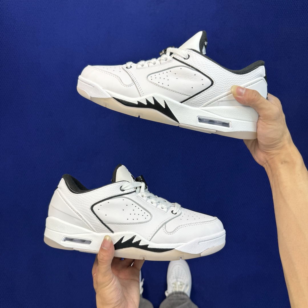 Air Jordan Sixty Plus 低帮复古篮球鞋 aj5低帮番外篇 第5色:白黑 货号：IR1847-103 