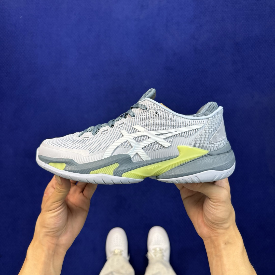 亚瑟士网球鞋🎾Asics Court FF 3 第33色‼️ 适用于硬地球场的网球鞋 树脂加工的网眼材料的鞋面结构为脚的
