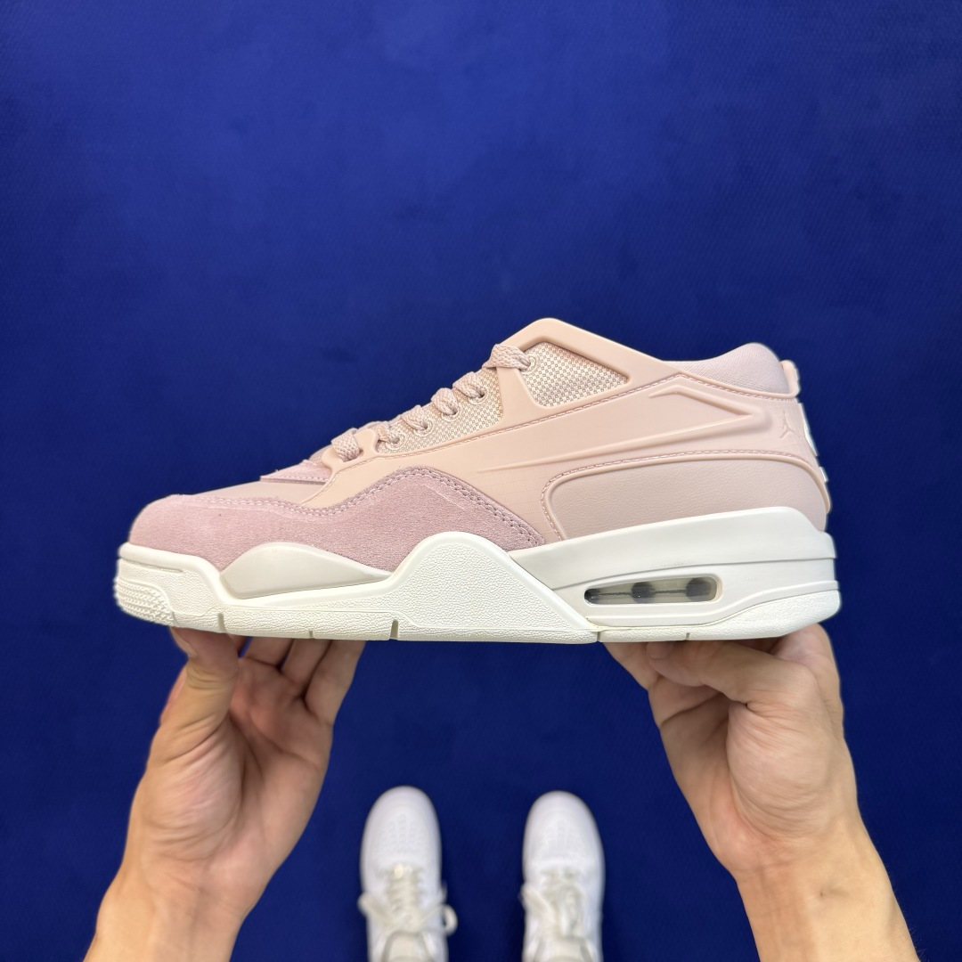 aj4 RM低帮系列 第10色:粉色 Jordan Air Jordan 4 RM 篮球鞋 大厂出品，品质稳定，长期供货