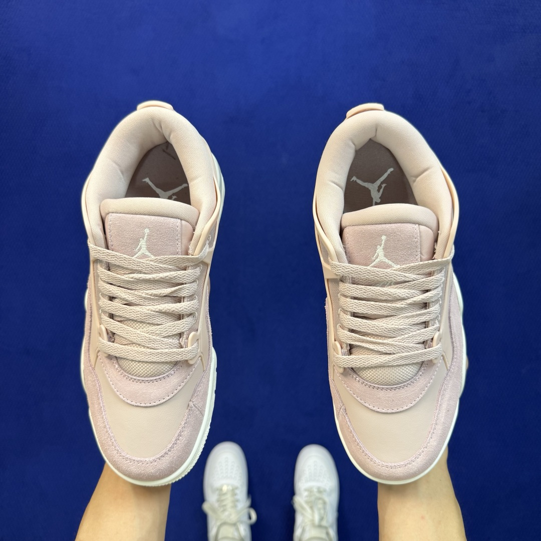 aj4 RM低帮系列 第10色:粉色 Jordan Air Jordan 4 RM 篮球鞋 大厂出品，品质稳定，长期供货