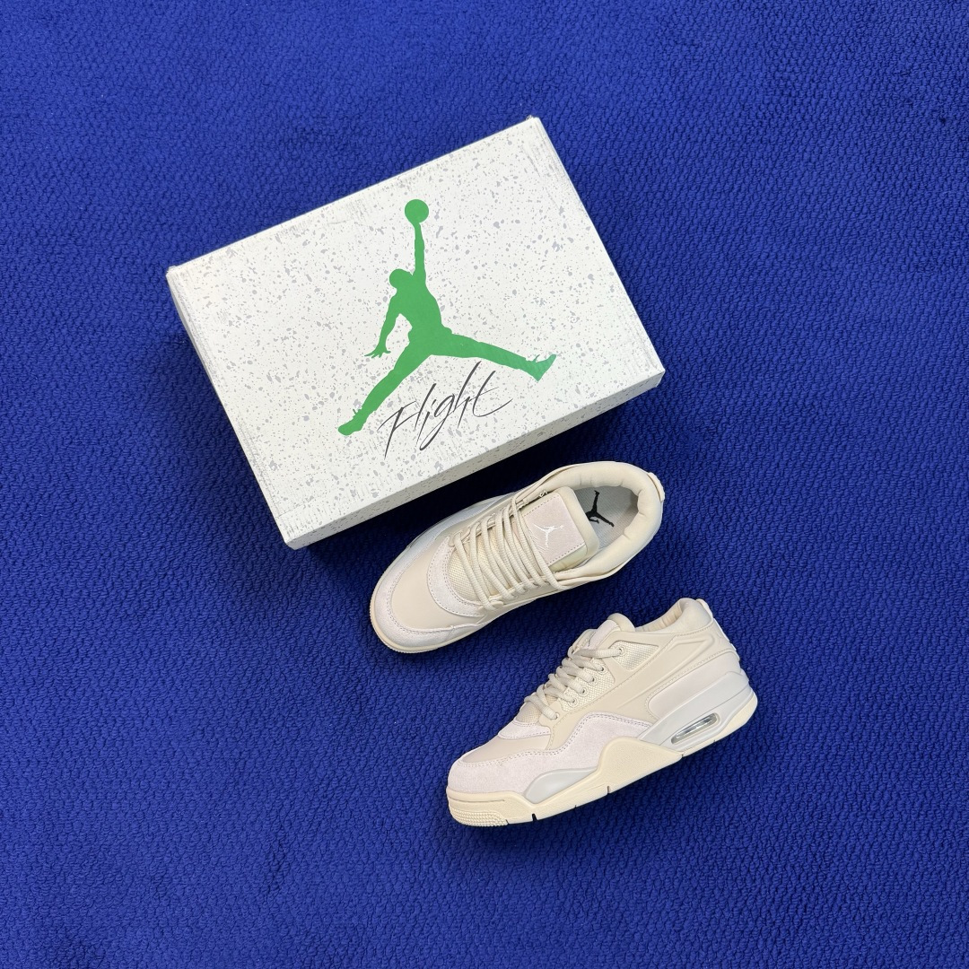 aj4 RM低帮系列 第11色:米白色 Jordan Air Jordan 4 RM 篮球鞋 大厂出品，品质稳定，长期供