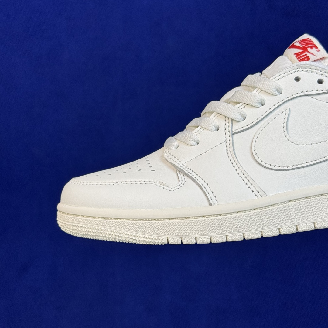AJ1Low低帮OG系列：纯白 Jordan Air Jordan 1 RETRO LOW OG 市售最强低帮 天花板品